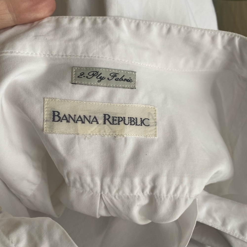 vintage banana republic white top - Picture 5 of 5